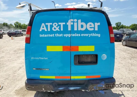 2013 Chevrolet Express G2500 from USA, damaged, VIN 1GCWGFCAXD1138707